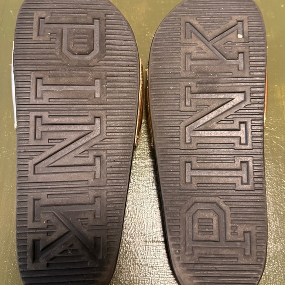 PINK Metallic Slide Sandals - Picture 2 of 2